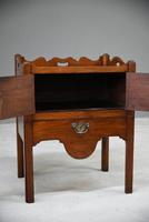 Georgian Mahogany Bedside Table Commode (12 of 12) Georgian Mahogany Bedside Table Commode (12 of 12)