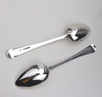 Good Pair of Antique Georgian Solid Silver Serving Table Spoons - London 1814 (4 of 6) Good Pair of Antique Georgian Solid Silver Serving Table Spoons - London 1814 (4 of 6)