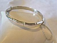 Vintage Sterling Silver Bamboo Bangle Ornate Silver Bracelet 7 1/4" Length (5 of 12) Vintage Sterling Silver Bamboo Bangle Ornate Silver Bracelet 7 1/4" Length (5 of 12)