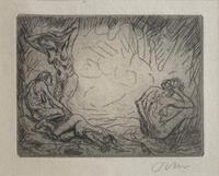 Augustus John 1878 - 1961 Signed Etching 'The Weary Woman'