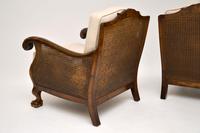 Pair of Antique Swedish Satin Birch Bergere Armchairs (10 of 12) Pair of Antique Swedish Satin Birch Bergere Armchairs (10 of 12)