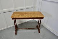 Elegant Victorian Arts & Crafts Birch and Mahogany Side Table (4 of 8) Elegant Victorian Arts & Crafts Birch and Mahogany Side Table (4 of 8)
