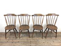 Set of Four Victorian Elm Penny Chairs (3 of 11) Set of Four Victorian Elm Penny Chairs (3 of 11)