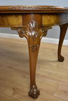 Antique Figured Walnut Extending Dining Table (6 of 11) Antique Figured Walnut Extending Dining Table (6 of 11)