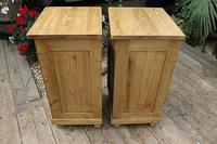 Fabulous! Pair of Old Stripped Pine Bedside Cabinets / Cupboards - We Deliver! (8 of 9) Fabulous! Pair of Old Stripped Pine Bedside Cabinets / Cupboards - We Deliver! (8 of 9)