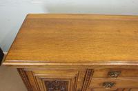 Antique Late 19th Century Oak Sideboard Dresser Base. (8 of 14) Antique Late 19th Century Oak Sideboard Dresser Base. (8 of 14)
