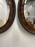 Pair of Oval Rosewood Pier Mirrors (4 of 5) Pair of Oval Rosewood Pier Mirrors (4 of 5)