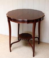 Inlaid Mahogany Circular Table (4 of 12) Inlaid Mahogany Circular Table (4 of 12)