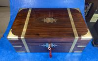 Victorian Full Brassbound Rosewood Writing Slope (9 of 19) Victorian Full Brassbound Rosewood Writing Slope (9 of 19)