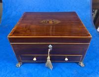 Georgian Mahogany Jewellery Box with Front Drawer (3 of 17) Georgian Mahogany Jewellery Box with Front Drawer (3 of 17)