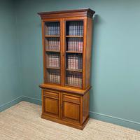 Quality Victorian Walnut Antique Glazed Bookcase on Cupboard (2 of 6) Quality Victorian Walnut Antique Glazed Bookcase on Cupboard (2 of 6)
