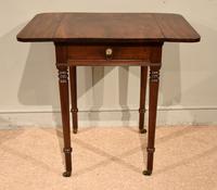 Attractive Regency Period Mahogany Drop Leaf Side Table (2 of 6) Attractive Regency Period Mahogany Drop Leaf Side Table (2 of 6)