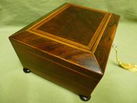 Regency Rosewood Jewellery / Sewing Box - Original Tray + Accessories c.1820 (4 of 15) Regency Rosewood Jewellery / Sewing Box - Original Tray + Accessories c.1820 (4 of 15)