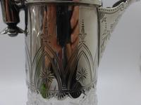 Antique Victorian Silver Claret Jug - Birmingham 1881 (3 of 10) Antique Victorian Silver Claret Jug - Birmingham 1881 (3 of 10)