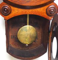 Antique Drop Dial Wall Clock - Walnut 8-Day Striking Wall Clock (11 of 12) Antique Drop Dial Wall Clock - Walnut 8-Day Striking Wall Clock (11 of 12)