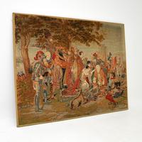 Antique Hand Stitched Needlepoint Tapestry (9 of 9) Antique Hand Stitched Needlepoint Tapestry (9 of 9)