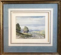 Original watercolour 'Cottage in a landscape (Lake District?) by John Callow 1822-1878. Initialled verso (4 of 4) Original watercolour 'Cottage in a landscape (Lake District?) by John Callow 1822-1878. Initialled verso (4 of 4)
