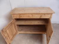 Victorian Large Antique Pine 2 Door 2 Drawer Dresser Base to wax / paint (9 of 9) Victorian Large Antique Pine 2 Door 2 Drawer Dresser Base to wax / paint (9 of 9)