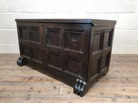 Antique Rare 17th Century Oak Coffer with Block Paw Feet (M-716) (12 of 16) Antique Rare 17th Century Oak Coffer with Block Paw Feet (M-716) (12 of 16)