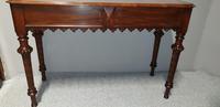 Victorian Gothic Mahogany Hall Console Table (3 of 12) Victorian Gothic Mahogany Hall Console Table (3 of 12)