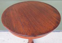 Early Victorian Round Mahogany Lamp Table (6 of 7) Early Victorian Round Mahogany Lamp Table (6 of 7)