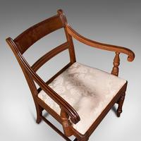 Set of 4, Antique Dining Chairs, English, Mahogany, Pair Of Carvers, Regency (10 of 12) Set of 4, Antique Dining Chairs, English, Mahogany, Pair Of Carvers, Regency (10 of 12)