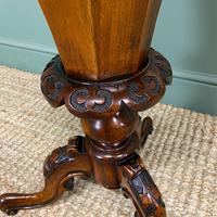 Fine Quality Victorian Figured Walnut Antique Work Box (2 of 9) Fine Quality Victorian Figured Walnut Antique Work Box (2 of 9)