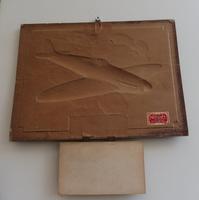 Bronzed Metal Calendar Signed Alex Henshaw MBE 1941 (12 of 13) Bronzed Metal Calendar Signed Alex Henshaw MBE 1941 (12 of 13)