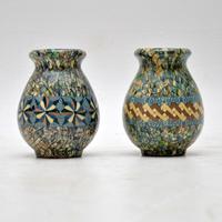 1960's Pair of Vallauris Ceramic 'Mosaic' Vases by Jean Gerbino (3 of 10) 1960's Pair of Vallauris Ceramic 'Mosaic' Vases by Jean Gerbino (3 of 10)