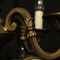 French Gilded Brass 12 Light Tiered Chandelier Oka04098 (8 of 10) French Gilded Brass 12 Light Tiered Chandelier Oka04098 (8 of 10)