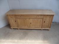 Large Antique Pine 4 Door Dresser Base / TV Stand / Sideboard to wax / paint (4 of 9) Large Antique Pine 4 Door Dresser Base / TV Stand / Sideboard to wax / paint (4 of 9)