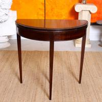 Demilune Card Table Edwardian Mahogany Folding Circular (2 of 11) Demilune Card Table Edwardian Mahogany Folding Circular (2 of 11)