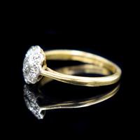Vintage Diamond Cluster Flower Daisy 18ct 18K Yellow Gold Ring (5 of 10) Vintage Diamond Cluster Flower Daisy 18ct 18K Yellow Gold Ring (5 of 10)