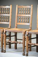 4 Country Spindle Back & Rush Chairs (5 of 11) 4 Country Spindle Back & Rush Chairs (5 of 11)