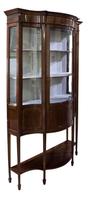 English Mahogany & Satinwood Display Cabinet (5 of 5) English Mahogany & Satinwood Display Cabinet (5 of 5)