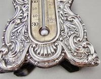 Rare Art Nouveau Silver Desk Thermometer by J. Batson & Son, London 1903 (4 of 7) Rare Art Nouveau Silver Desk Thermometer by J. Batson & Son, London 1903 (4 of 7)