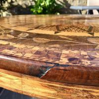 A Fine 19th C Italian Inlaid Parquetry Occasional, Centre Table with Rare Hidden Writing Slope (9 of 12) A Fine 19th C Italian Inlaid Parquetry Occasional, Centre Table with Rare Hidden Writing Slope (9 of 12)