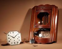 Art Deco Westminster Vedette Carillon Oak Wall Clock French c.1935 (4 of 13) Art Deco Westminster Vedette Carillon Oak Wall Clock French c.1935 (4 of 13)