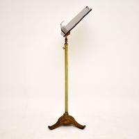 Antique Victorian Mahogany & Brass Reading or Music Stand (5 of 12) Antique Victorian Mahogany & Brass Reading or Music Stand (5 of 12)