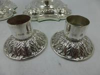 Pair of Antique Edwardian Silver Candlesticks Sheffield 1903 (5 of 8) Pair of Antique Edwardian Silver Candlesticks Sheffield 1903 (5 of 8)