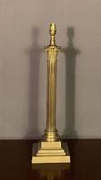 Tall 1920s brass corinthian column table lamp (5 of 8) Tall 1920s brass corinthian column table lamp (5 of 8)