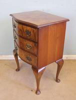 Small Burr Walnut Shaped Front Chest of Drawers (5 of 8) Small Burr Walnut Shaped Front Chest of Drawers (5 of 8)