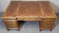 Antique Burr Walnut Partners Desk (5 of 12) Antique Burr Walnut Partners Desk (5 of 12)