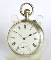Pocket Watch: Antique Silver Stauffer Pocket Watch