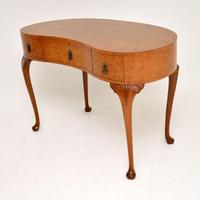 Antique Burr Walnut Kidney Shaped Desk or Dressing Table by Waring & Gillows (6 of 12) Antique Burr Walnut Kidney Shaped Desk or Dressing Table by Waring & Gillows (6 of 12)