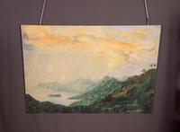 Large Mid century Oil on Canvas St Lucia (3 of 7) Large Mid century Oil on Canvas St Lucia (3 of 7)