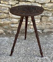 Small Antique Anglo Indian Carved Table (9 of 17) Small Antique Anglo Indian Carved Table (9 of 17)
