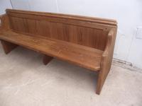Lovely Victorian Antique Pine Pew 1868 from St Cynbryds Church to wax / paint (3 of 9) Lovely Victorian Antique Pine Pew 1868 from St Cynbryds Church to wax / paint (3 of 9)