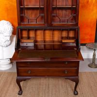 Secretaire Bureau Bookcase Astragal Glazed Mahogany Library Cabinet Edwardian (11 of 14) Secretaire Bureau Bookcase Astragal Glazed Mahogany Library Cabinet Edwardian (11 of 14)
