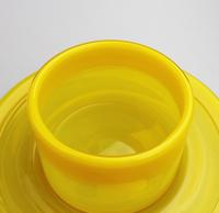Erik Hoglund : Scandinavian Kosta Boda Art Glass Large Canary Yellow Bowl & Saucer c.1960 (4 of 10) Erik Hoglund : Scandinavian Kosta Boda Art Glass Large Canary Yellow Bowl & Saucer c.1960 (4 of 10)